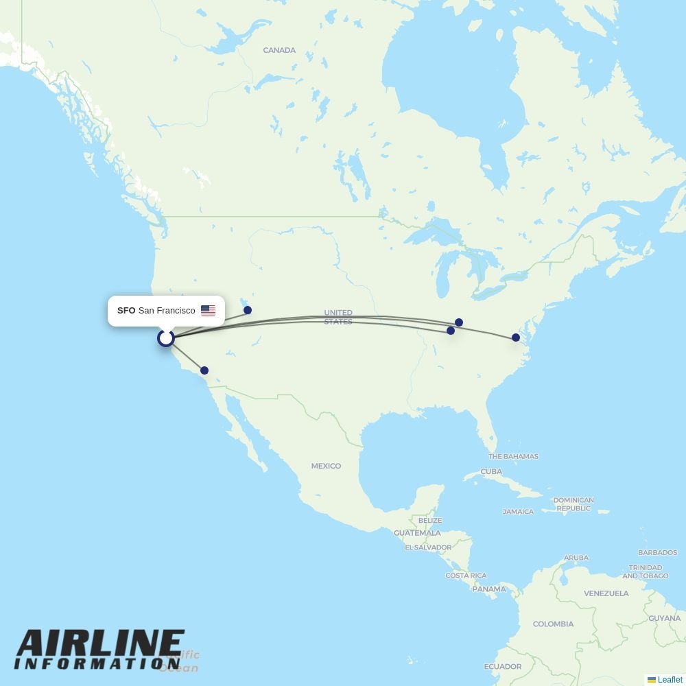 Breeze routes from SFO