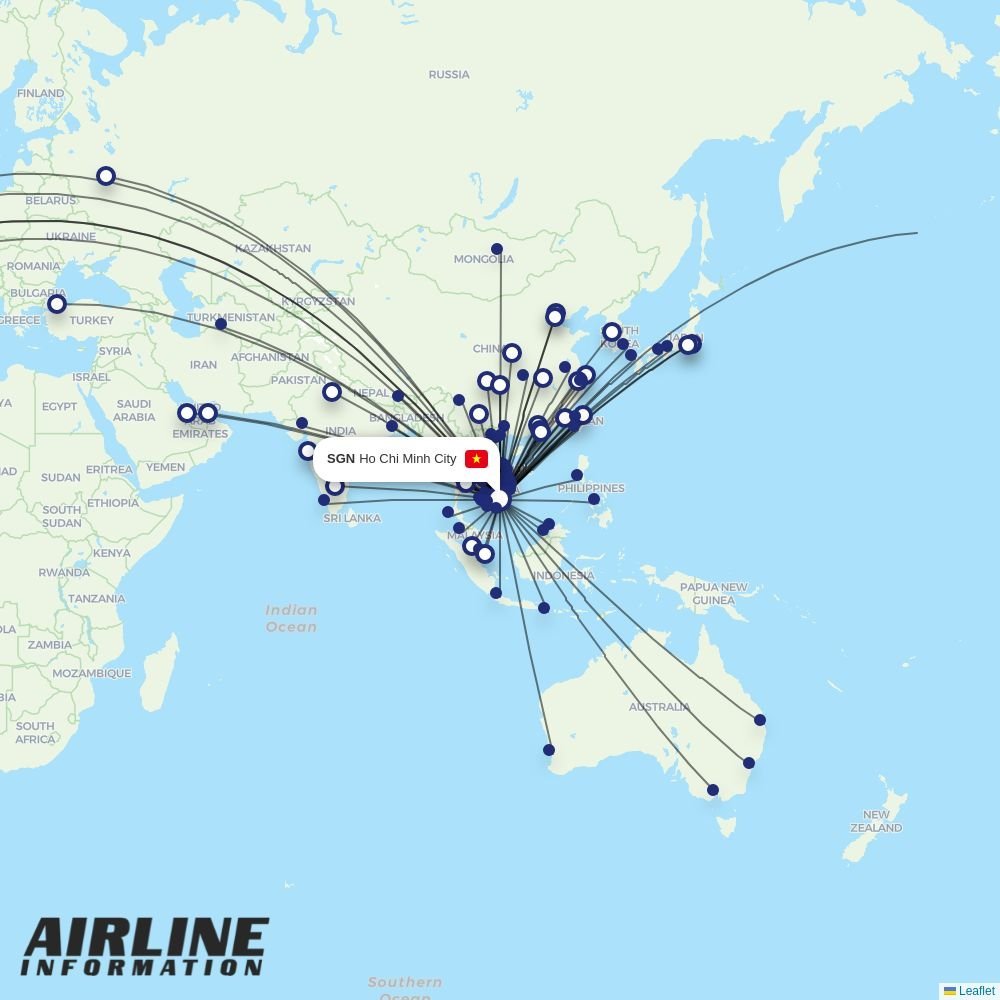 PAL routes from SGN