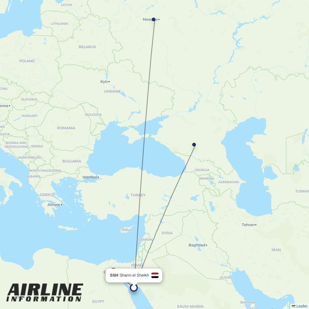 Nesma Airlines routes from SSH