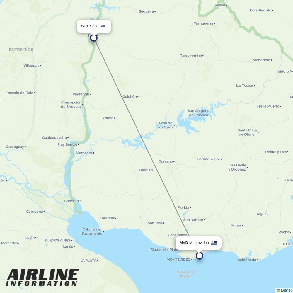Silk Way Airlines routes from STY