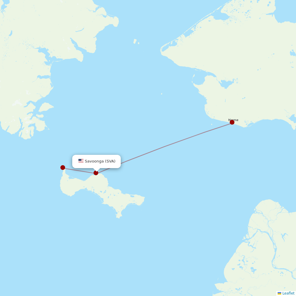 Easy Fly Express at SVA route map