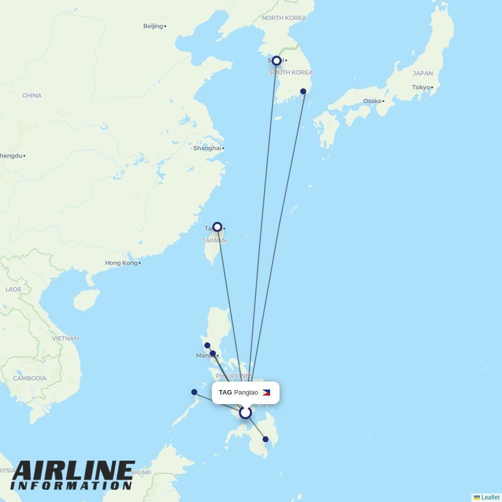 PAL routes from TAG