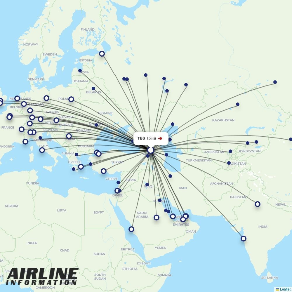 Red Wings routes from TBS