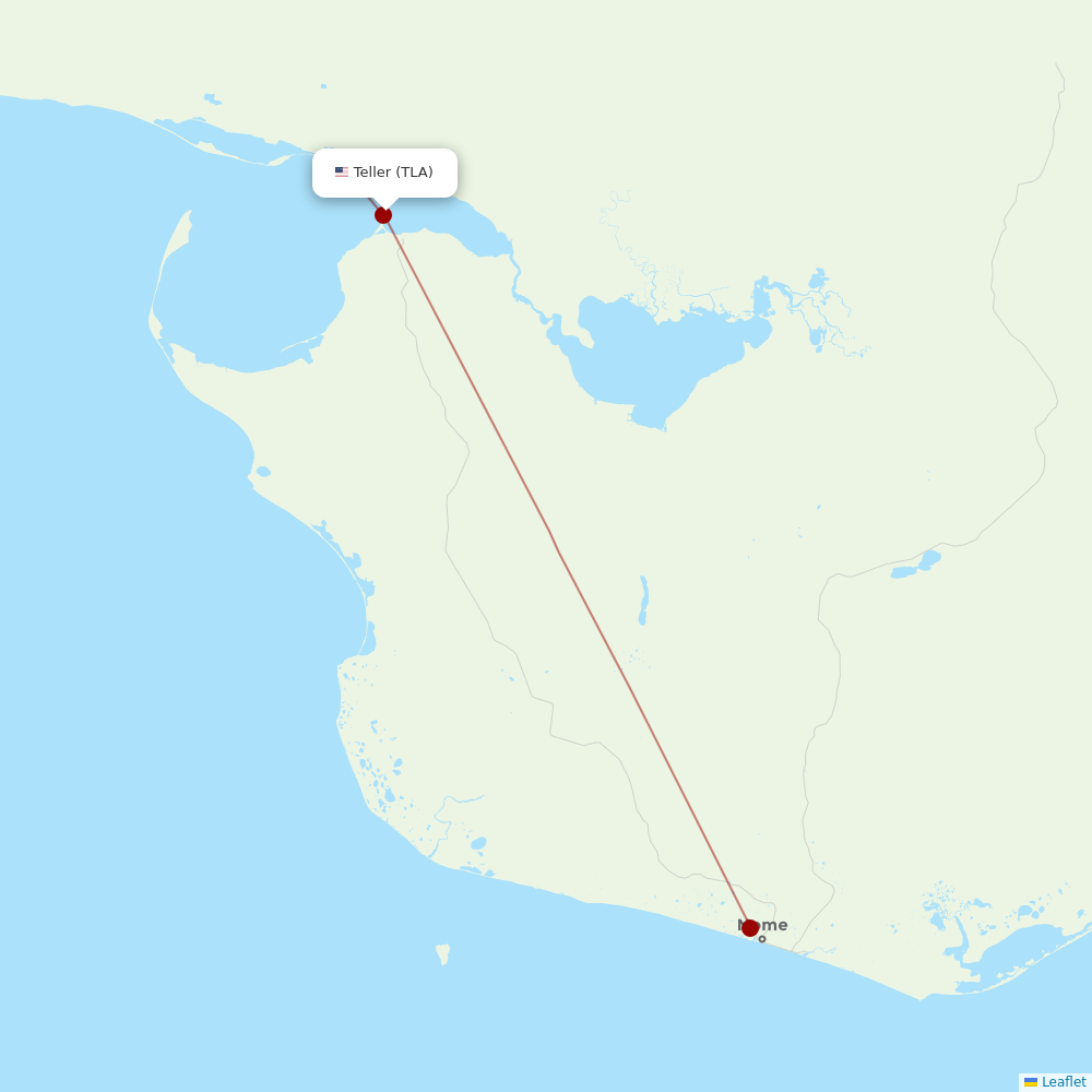 Easy Fly Express at TLA route map