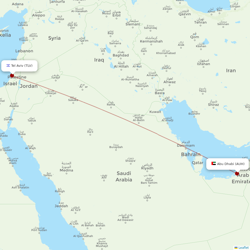  at TLV route map