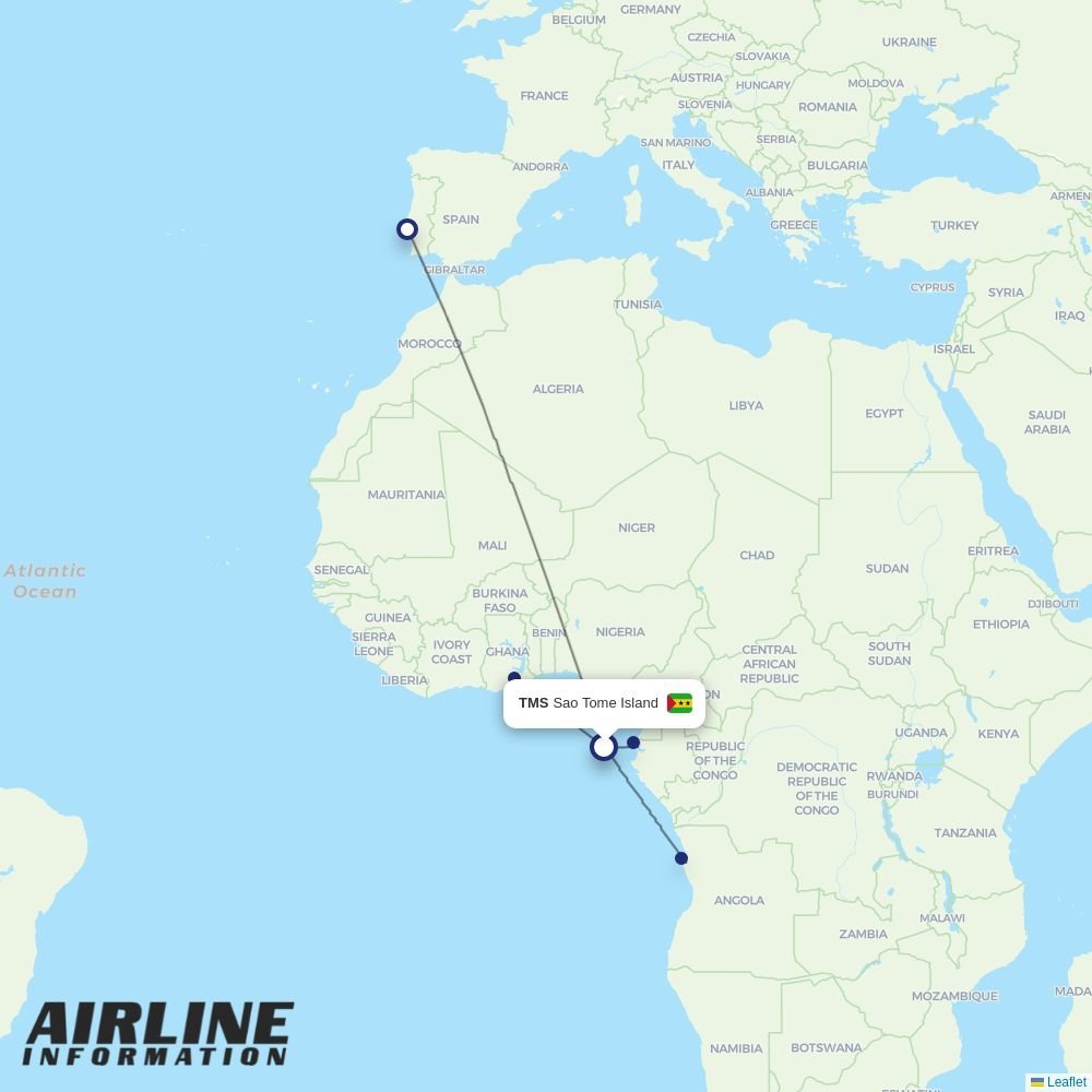 Cardig Air routes from TMS