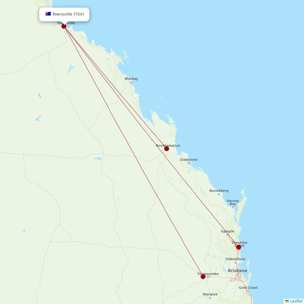 Air Berlin at TSV route map
