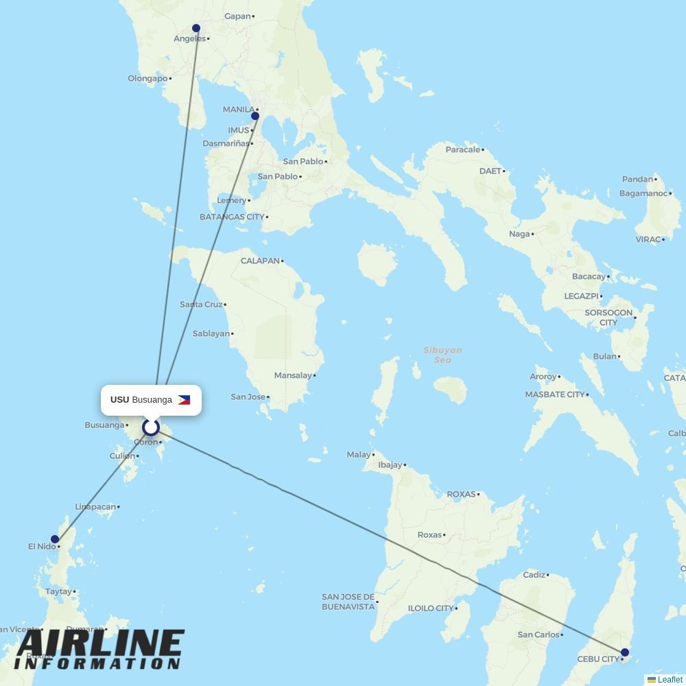 Cebgo routes from USU