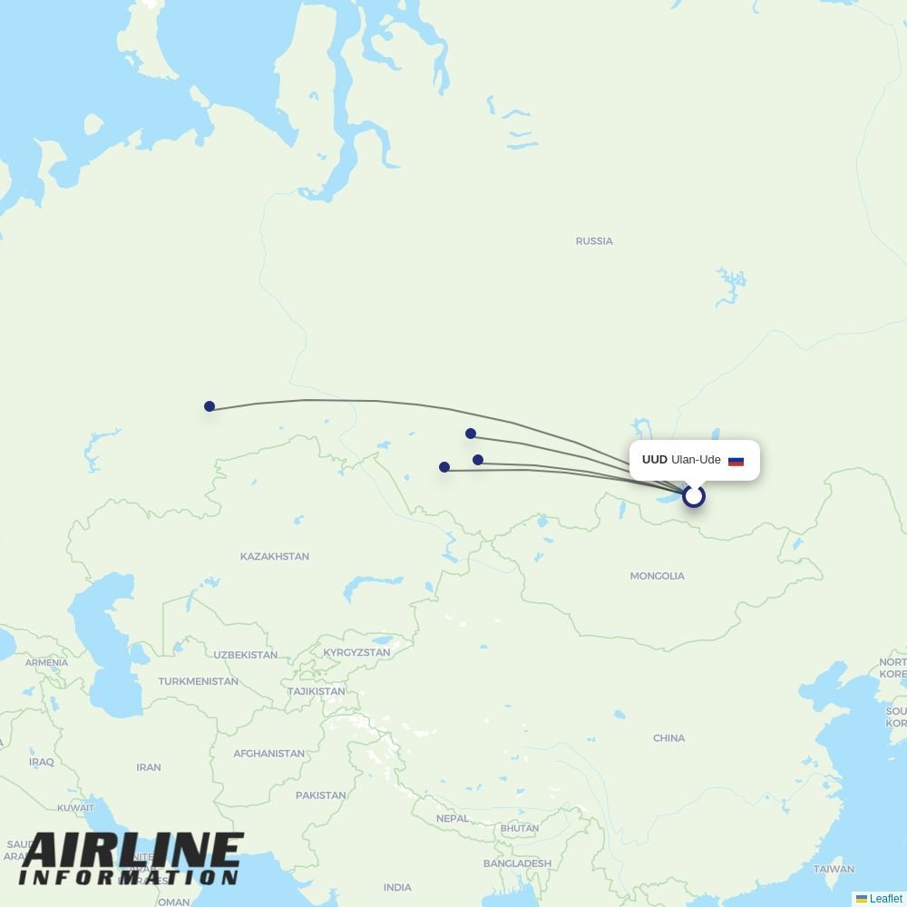 Red Wings routes from UUD