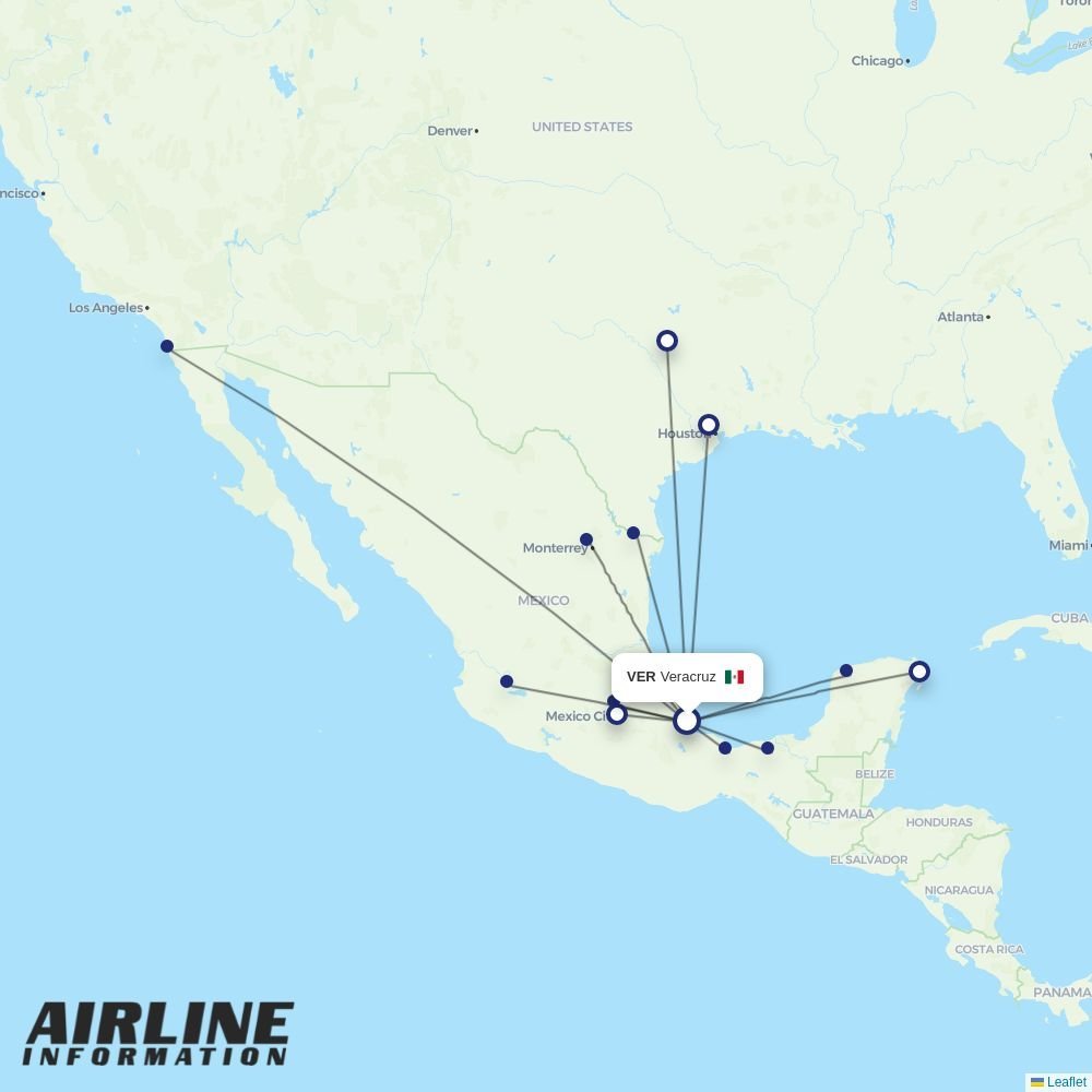 Viva routes from VER