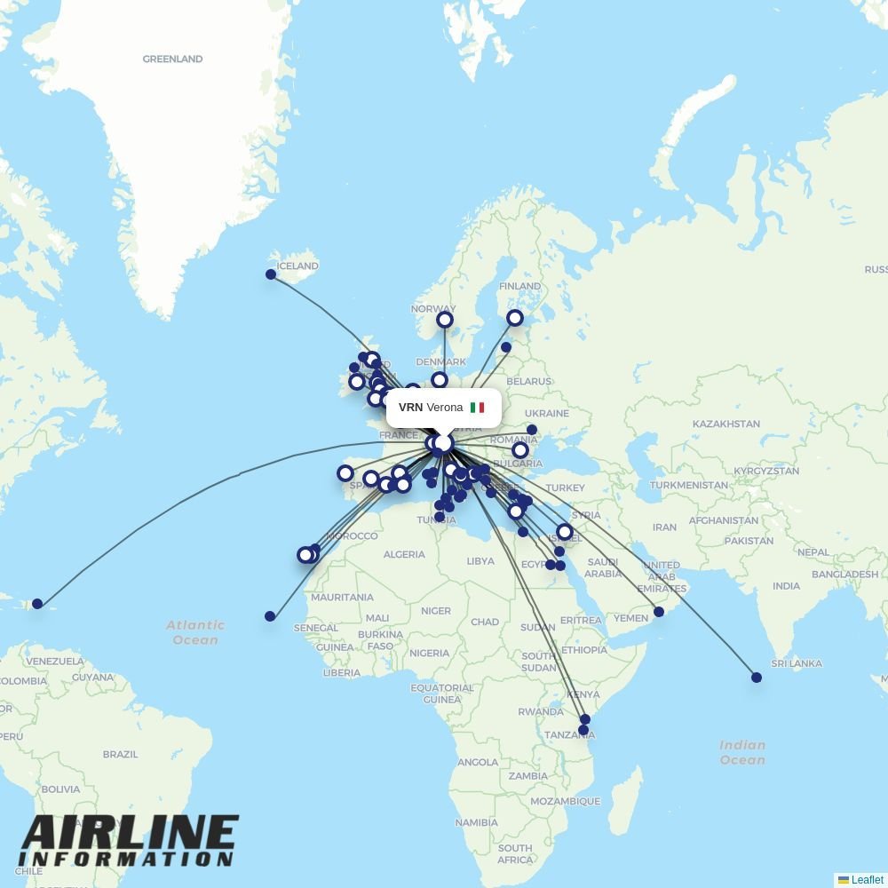 Volotea routes from VRN