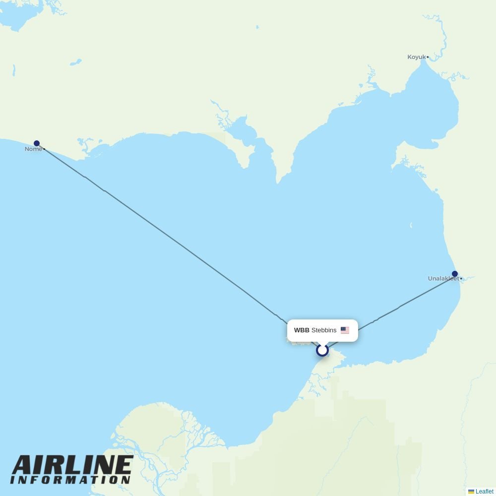 Easy Fly Express routes from WBB