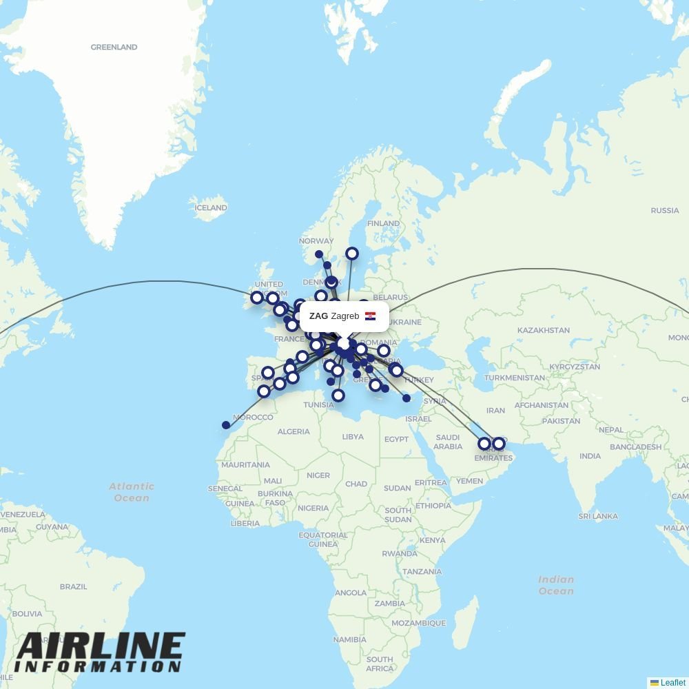 Air Link routes from WGE