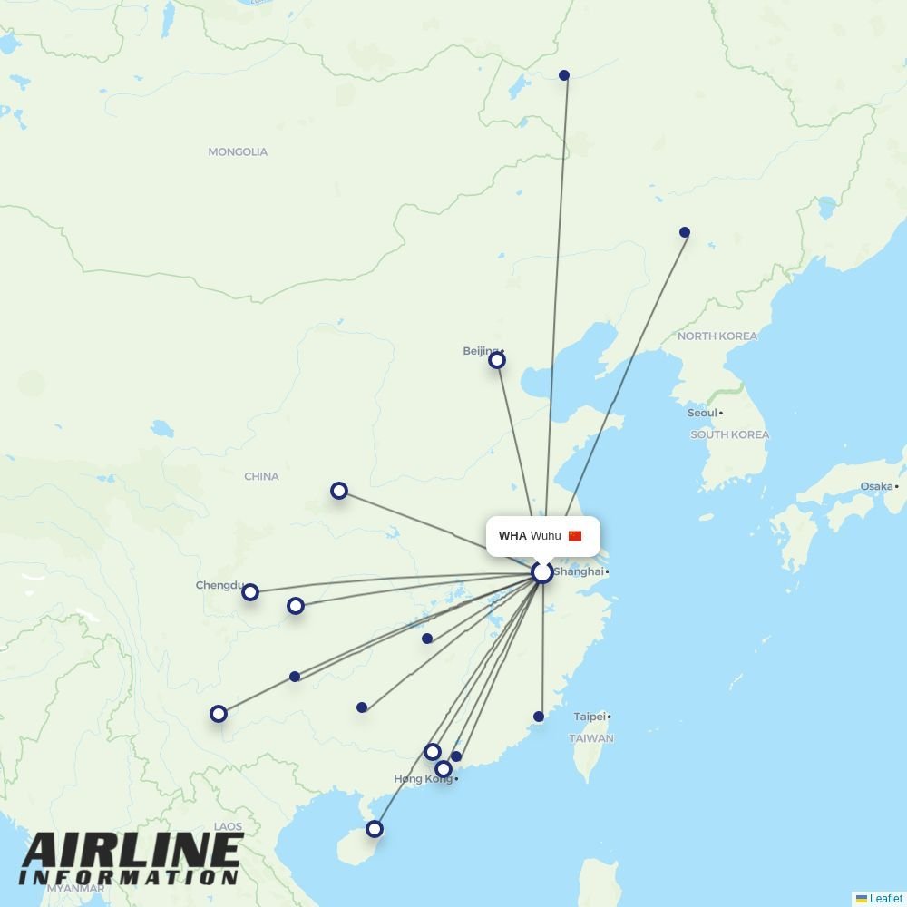 Air Guilin routes from WHA