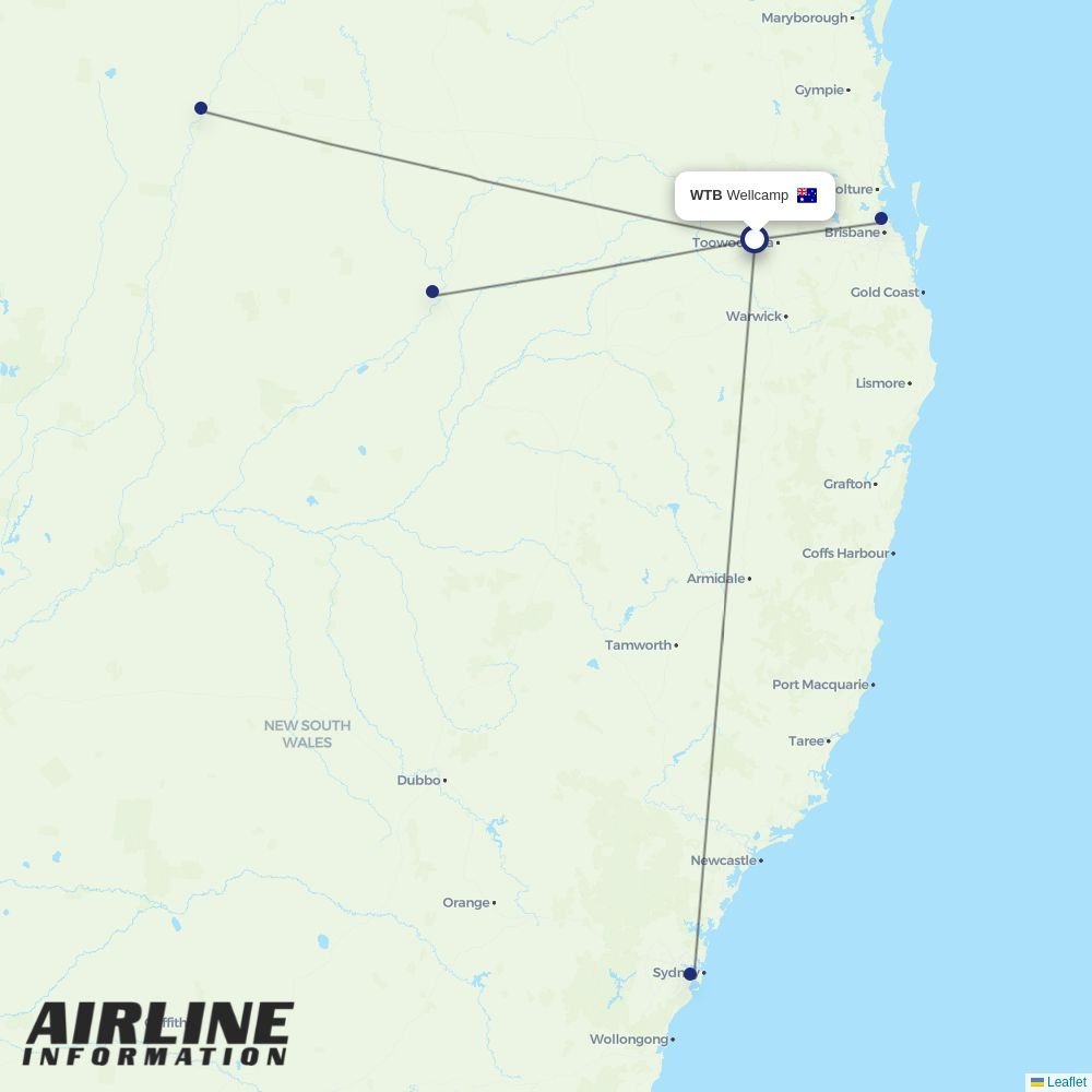 Rex routes from WTB