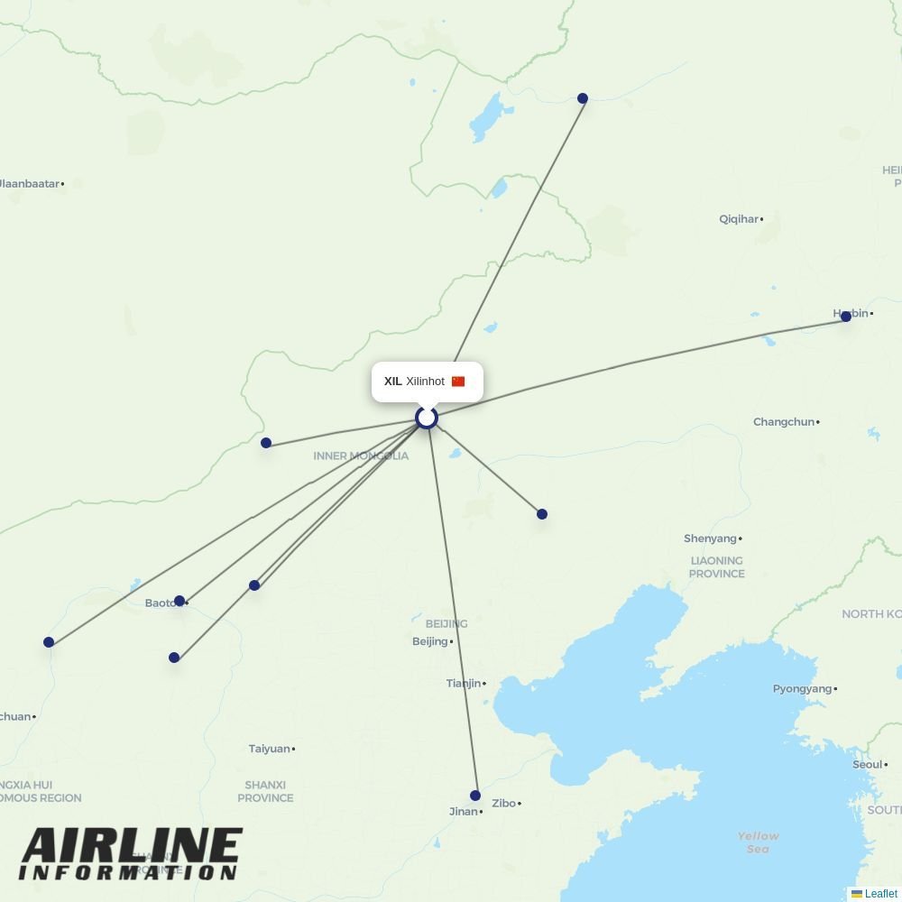 Gestair routes from XIL