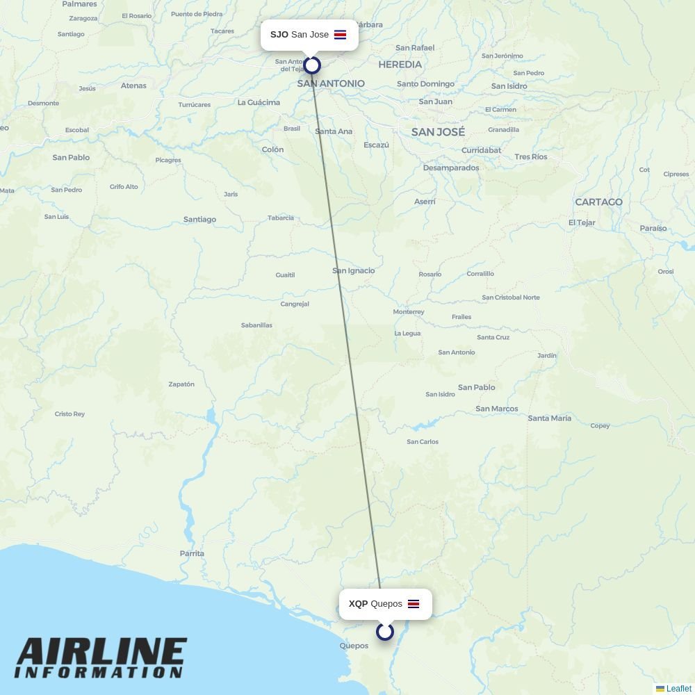 GetJet Airlines routes from XQP