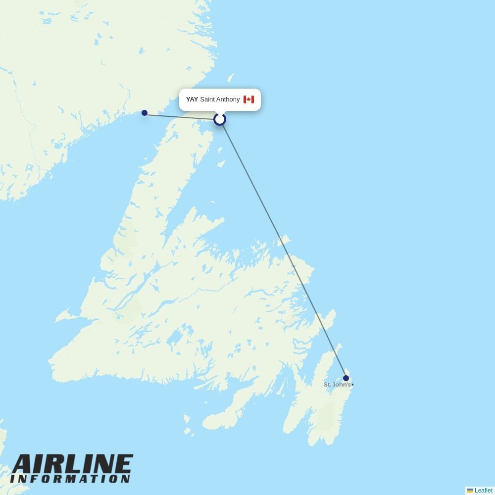 PAL Airlines routes from YAY