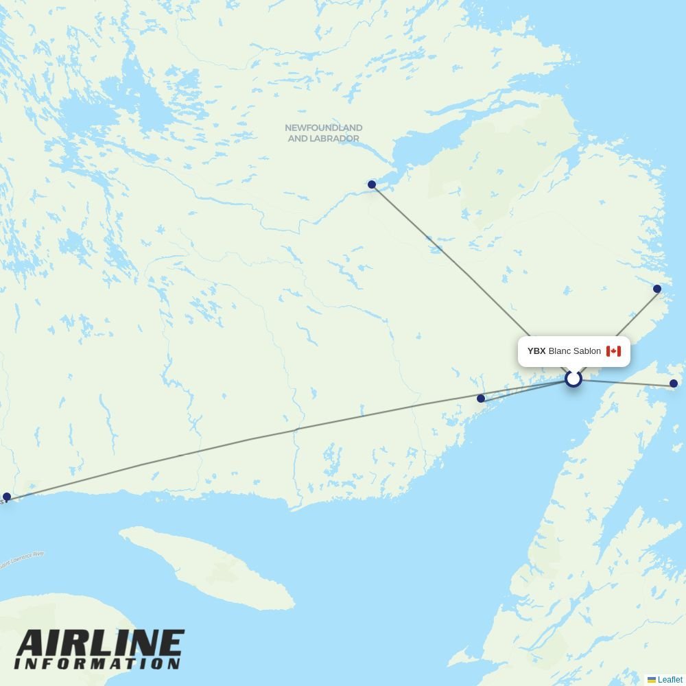 PAL Airlines routes from YBX
