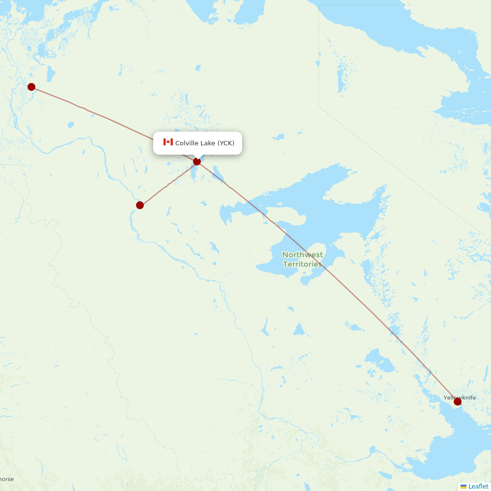 North-Wright Airways
 at YCK route map