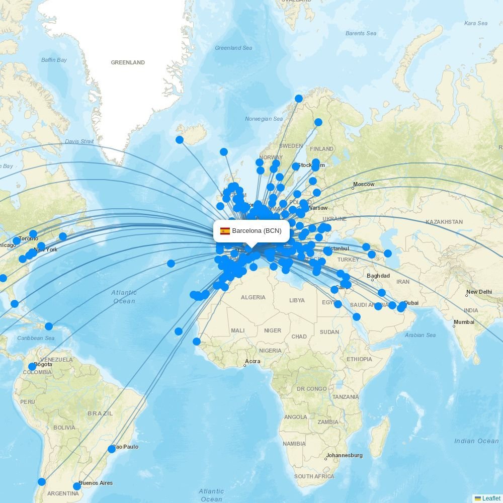 Lion Air routes from YIA