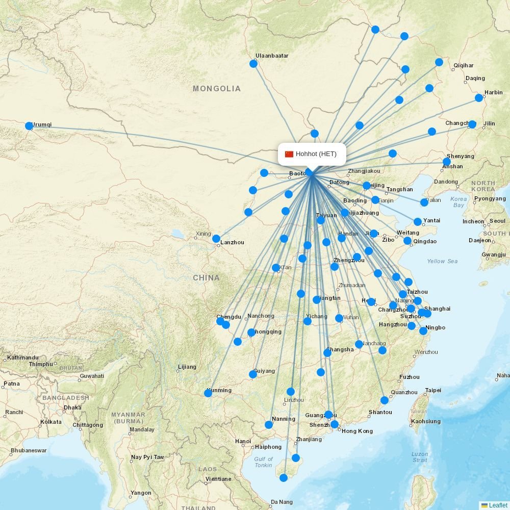 Wasaya Airways routes from YPM