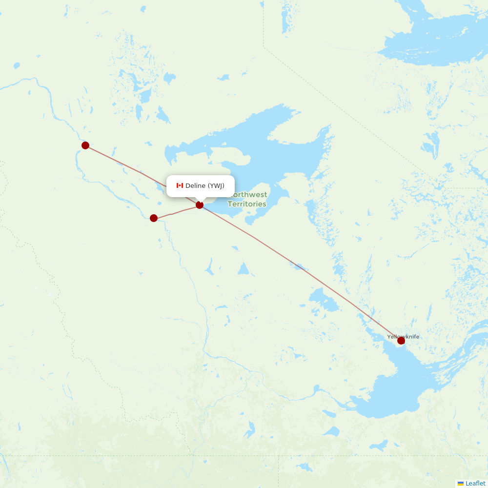 North-Wright Airways
 at YWJ route map