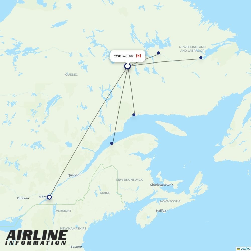 PAL Airlines routes from YWK