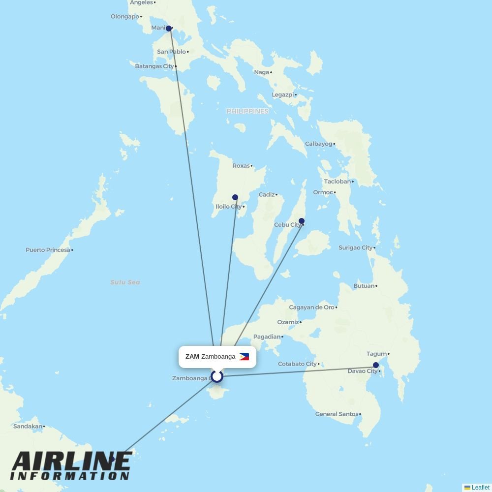 PAL routes from ZAM