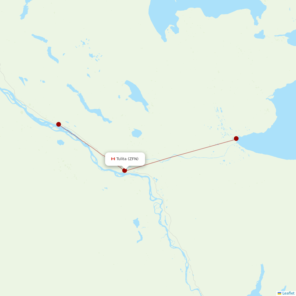 North-Wright Airways
 at ZFN route map